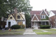Unrehabbed home in Detroit’s Fitzgerald neighborhood